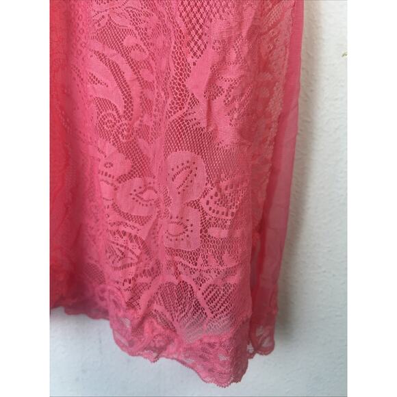 Victoria's Secret Womens Lingerie Top Camisole Lace cami Pink large silk blend - Picture 3 of 9
